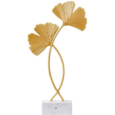 OEM Ginkgo Biloba Ornements, Décoration En Metal Accessoires De Sculpture Moderne Pour Centres De Table De Salon Décor De Bureau À Domicile (doré) - Publicité OEM Ginkgo Biloba Ornements, Décoration En Metal Accessoires De Sculpture Moderne Pour Centres De Table De Salon Décor De Bureau À Domicile (doré) - Publicité