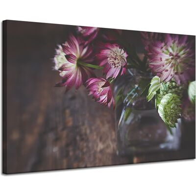 OEM Impression Sur Toile Botanique Fleurs En Vase 120x80 Bouquet De Fleurs - Publicité OEM Impression Sur Toile Botanique Fleurs En Vase 120x80 Bouquet De Fleurs - Publicité