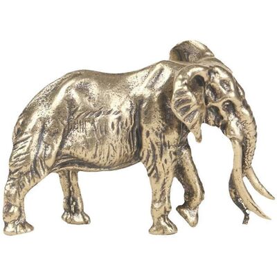LISATR Mascotte En Laiton Mammoth Decor, Statue D'Éléphant, Figurine D'Éléphant De Bureau, Sculpture Animale-4.80x3.40x2.30cm-golden - Publicité LISATR Mascotte En Laiton Mammoth Decor, Statue D'Éléphant, Figurine D'Éléphant De Bureau, Sculpture Animale-4.80x3.40x2.30cm-golden - Publicité