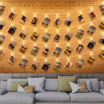 Barkbusters40 Led Guirlande Lumineuse Photo,6m Guirlande Photo Led, Guirlande Porte Photo Mural, Porte Photo Pince Pour Fête, Décoration, Mariage - Publicité Barkbusters40 Led Guirlande Lumineuse Photo,6m Guirlande Photo Led, Guirlande Porte Photo Mural, Porte Photo Pince Pour Fête, Décoration, Mariage - Publicité