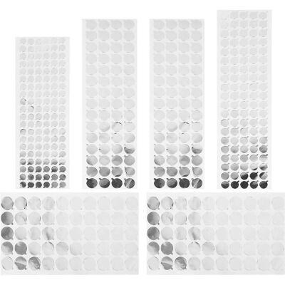 LISATR Feuilles D'Autocollants De Fermeture En Aluminium, Autocollants Auto-adhésifs Pour Tubes-1.9x1.9x0.02cm-silver - Publicité LISATR Feuilles D'Autocollants De Fermeture En Aluminium, Autocollants Auto-adhésifs Pour Tubes-1.9x1.9x0.02cm-silver - Publicité