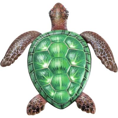 BRAST Ymyny Metal Iron Turtle Wall Decor Outdoor Home Decor Hanging Art Sea Sculpture For Patio, Pool, Garden, Living Room Or Bathroom (green) - Publicité BRAST Ymyny Metal Iron Turtle Wall Decor Outdoor Home Decor Hanging Art Sea Sculpture For Patio, Pool, Garden, Living Room Or Bathroom (green) - Publicité