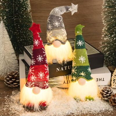 Melissa 3pcs Gnome De Noel Lumineux, Lutin De Noel Decoration Gnome, Figurines En Peluche Lutin De Noël, Suédois Faits À La Main De Pere Noel Deco, Pour Décoration De Noel Table Et Noel Interieur Maison - Publicité Melissa 3pcs Gnome De Noel Lumineux, Lutin De Noel Decoration Gnome, Figurines En Peluche Lutin De Noël, Suédois Faits À La Main De Pere Noel Deco, Pour Décoration De Noel Table Et Noel Interieur Maison - Publicité