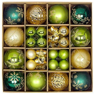 BRAST Décorations De Noël, Ensemble De Décorations Pour Sapin De Noël, Boules Décoratives Incassables À Suspendre Pour Sapin De Noël, Décorations De Noël En Vrac Pour Décoration De Table - Publicité BRAST Décorations De Noël, Ensemble De Décorations Pour Sapin De Noël, Boules Décoratives Incassables À Suspendre Pour Sapin De Noël, Décorations De Noël En Vrac Pour Décoration De Table - Publicité