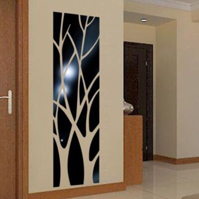 OEM Autocollants Muraux Miroir 3d Branches D'Arbre Noires 100x28cm, Autocollants Muraux Miroir Acrylique Amovibles Auto-adhésifs Pour La Décoration De La Maison, Du Salon Et De La Chambre À Coucher - Publicité OEM Autocollants Muraux Miroir 3d Branches D'Arbre Noires 100x28cm, Autocollants Muraux Miroir Acrylique Amovibles Auto-adhésifs Pour La Décoration De La Maison, Du Salon Et De La Chambre À Coucher - Publicité