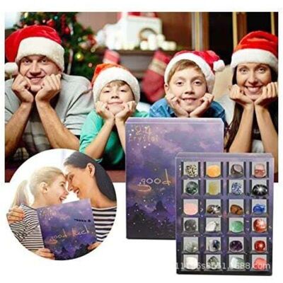 BRAST Autre Décoration Pour Noël,calendrier De L Avent 2023,et Minéraux Calendrier De L 'avent Pierre,24 Jours De Noël Calendrier Avent Compte À Rebours De Surprises,pour Les Garçons,les Filles Et Les Passi - Publicité BRAST Autre Décoration Pour Noël,calendrier De L Avent 2023,et Minéraux Calendrier De L 'avent Pierre,24 Jours De Noël Calendrier Avent Compte À Rebours De Surprises,pour Les Garçons,les Filles Et Les Passi - Publicité