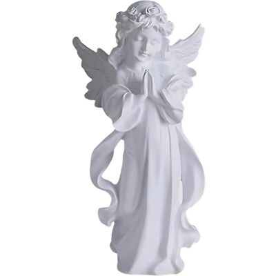 Vision Statue D'Ange, Ange De Cimetière, Figurine En Résine Blanche, Statue Décorative, Pour La Maison, Le Jardin, Les Mariages, Noël Et Autres Décorations (taille Moyenne) - Publicité Vision Statue D'Ange, Ange De Cimetière, Figurine En Résine Blanche, Statue Décorative, Pour La Maison, Le Jardin, Les Mariages, Noël Et Autres Décorations (taille Moyenne) - Publicité
