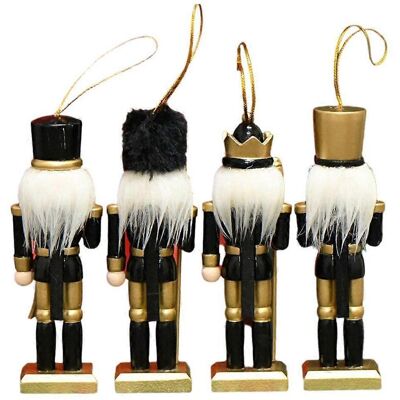 RDTD Décorations De Noël Casse-noisettes En Bois Figurines De Soldats Ornement De Fête - Publicité RDTD Décorations De Noël Casse-noisettes En Bois Figurines De Soldats Ornement De Fête - Publicité