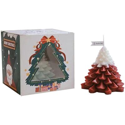 FLAMMKRAFT Bougie Décorative Sans Flamme Parfumée En Forme De Sapin De Noël, Idéale Pour L'Aromathérapie Et Les Séances Photo Dans Le Salon. Publicité FLAMMKRAFT Bougie Décorative Sans Flamme Parfumée En Forme De Sapin De Noël, Idéale Pour L'Aromathérapie Et Les Séances Photo Dans Le Salon. Publicité