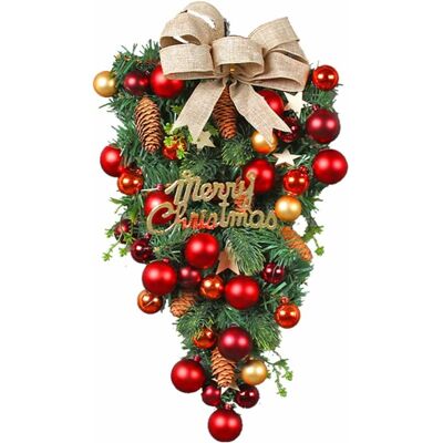 Melissa 18,5 Pouces Guirlande De Noël Porte D'Entrée Tenture Murale Ornements De Noël Artificielle Porte En Forme De Larme Swag, Bonbons De Noël À L'Envers Arbre Décoration De Noël À Suspendre, Intérieur Et E - Publicité Melissa 18,5 Pouces Guirlande De Noël Porte D'Entrée Tenture Murale Ornements De Noël Artificielle Porte En Forme De Larme Swag, Bonbons De Noël À L'Envers Arbre Décoration De Noël À Suspendre, Intérieur Et E - Publicité