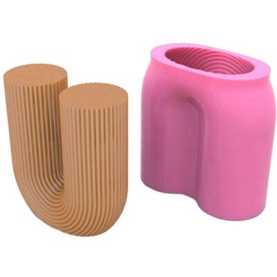 FLAMMKRAFT Moule En Silicone En Forme De U Pour Bougie 3d, Résine Époxy, Pâte Polymère, Décoration - Publicité FLAMMKRAFT Moule En Silicone En Forme De U Pour Bougie 3d, Résine Époxy, Pâte Polymère, Décoration - Publicité
