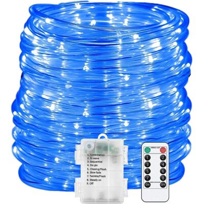 BALTERLEY Guirlande Lumineuse À Pile Imperméable 8 Modes Chaude Lumière Intérieur & Extérieur Avec Télécommande Pour Noël Thanksgiving Anniversaire Fête Mariage (bleu, 20m 200led) - Publicité BALTERLEY Guirlande Lumineuse À Pile Imperméable 8 Modes Chaude Lumière Intérieur & Extérieur Avec Télécommande Pour Noël Thanksgiving Anniversaire Fête Mariage (bleu, 20m 200led) - Publicité