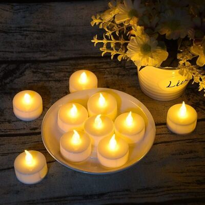 OEM Bougies Chauffe-plat Led, Lot De 24, Sans Flamme, À Piles, Pour Fêtes Et Célébrations Saisonnières. Plus De 100 Heures D'Éclairage (24). Publicité OEM Bougies Chauffe-plat Led, Lot De 24, Sans Flamme, À Piles, Pour Fêtes Et Célébrations Saisonnières. Plus De 100 Heures D'Éclairage (24). Publicité