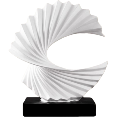 Generic Modern Day Accents Sculpture Abstraite Base Noire, Vague De L'Océan, Art De Table À La Maison, Décorations Élégantes Pour Salon, Chambre À Coucher - Publicité Generic Modern Day Accents Sculpture Abstraite Base Noire, Vague De L'Océan, Art De Table À La Maison, Décorations Élégantes Pour Salon, Chambre À Coucher - Publicité