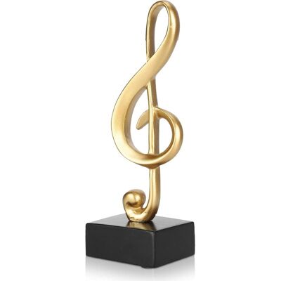 Vision Figurine De Note De Musique, Sculpture Musicale Décorative En Résine, Symbole Musical Décoratif, Réplique Miniature D'Un Instrument De Musique Pour Bureau - Publicité Vision Figurine De Note De Musique, Sculpture Musicale Décorative En Résine, Symbole Musical Décoratif, Réplique Miniature D'Un Instrument De Musique Pour Bureau - Publicité
