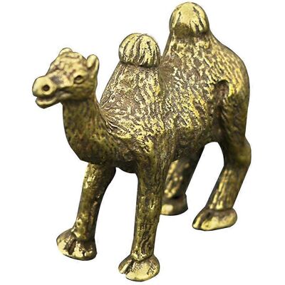 LISATR Figurine En Cuivre En Forme De Chameau, Décoration Intérieure, Statue Miniature En Cuivre, Sculpture.-4.5x3.5x1.3cm-golden - Publicité LISATR Figurine En Cuivre En Forme De Chameau, Décoration Intérieure, Statue Miniature En Cuivre, Sculpture.-4.5x3.5x1.3cm-golden - Publicité