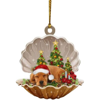 PELTOR Jeffergarden Pendentif En Acrylique En Forme De Chien Pour Voiture, Décoration De Sapin De Noël, Décoration Intérieure - Publicité PELTOR Jeffergarden Pendentif En Acrylique En Forme De Chien Pour Voiture, Décoration De Sapin De Noël, Décoration Intérieure - Publicité
