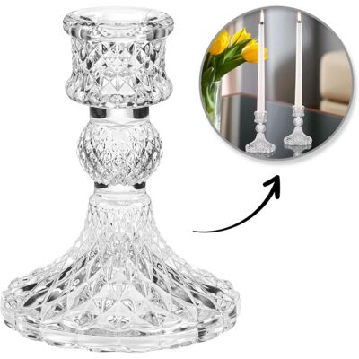 OEM Bougeoir Décoratif En Verre Glamour 10 Cm - Sw10 - Publicité OEM Bougeoir Décoratif En Verre Glamour 10 Cm - Sw10 - Publicité