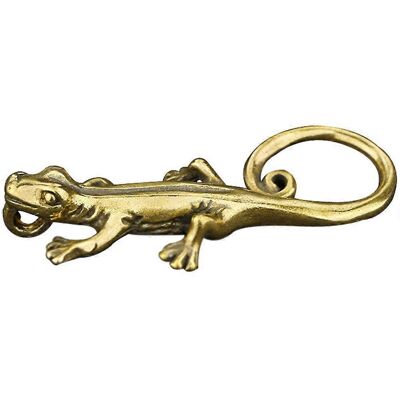 LISATR Ornement Gecko Rétro En Laiton (1 Pièce) - Décoration Créative Pour Plateau À Thé-6x2.8cm-golden - Publicité LISATR Ornement Gecko Rétro En Laiton (1 Pièce) - Décoration Créative Pour Plateau À Thé-6x2.8cm-golden - Publicité
