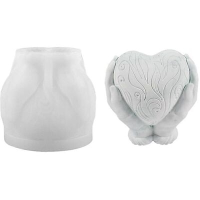 FLAMMKRAFT Moule À Bougie 3d En Forme De Cœur Pour Résine Époxy, Idéal Pour Les Loisirs Créatifs Et La Fabrication De Bougies Parfumées. Publicité FLAMMKRAFT Moule À Bougie 3d En Forme De Cœur Pour Résine Époxy, Idéal Pour Les Loisirs Créatifs Et La Fabrication De Bougies Parfumées. Publicité