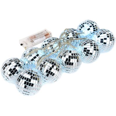 PELTOR Jeffergarden Guirlande Lumineuse Boule Disco Led, Mini Boules Disco, Ornement D'Arbre, Boules Disco À Piles Pour Noël (x) - Publicité PELTOR Jeffergarden Guirlande Lumineuse Boule Disco Led, Mini Boules Disco, Ornement D'Arbre, Boules Disco À Piles Pour Noël (x) - Publicité