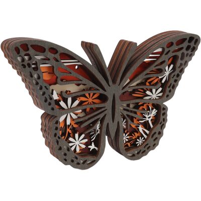 MCKENSA Ornements Artisanaux En Bois, Papillon Creux Sculpté En 3d, Décorations D'Intérieur Innovantes Avec Lumière - Publicité MCKENSA Ornements Artisanaux En Bois, Papillon Creux Sculpté En 3d, Décorations D'Intérieur Innovantes Avec Lumière - Publicité