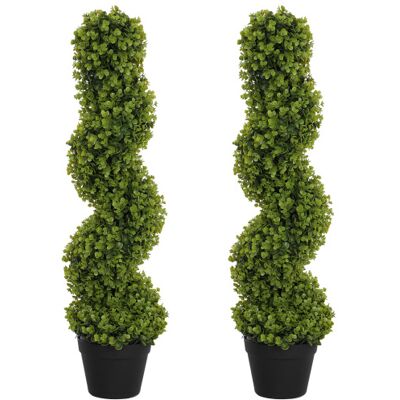 OEM Lot De 2 Plantes Artificielles D’eucalyptus Spiralées, 90 Cm, En Pot Décoratif – Fausses Plantes Vertes Réalistes Pour Intérieur, Bureau, Entrée, Jardin Ou Décoration Murale - Publicité OEM Lot De 2 Plantes Artificielles D’eucalyptus Spiralées, 90 Cm, En Pot Décoratif – Fausses Plantes Vertes Réalistes Pour Intérieur, Bureau, Entrée, Jardin Ou Décoration Murale - Publicité