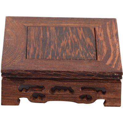 OEM Socle De Présentation Pour Vase Vintage Avec Détails Sculptés, Support En Bois Massif, Présentant Une Esthétique Rétro Et Nostalgique, Base Carrée En Bois Massif, Pouvant Servir À Placer Des Théières - Publicité OEM Socle De Présentation Pour Vase Vintage Avec Détails Sculptés, Support En Bois Massif, Présentant Une Esthétique Rétro Et Nostalgique, Base Carrée En Bois Massif, Pouvant Servir À Placer Des Théières - Publicité
