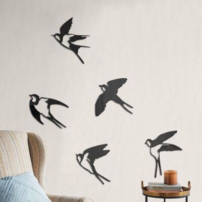 OEM Royaluxe-lot De 5 Décorations Murales En Acrylique À Suspendre Pour Maison, Cuisine, Terrasse, Chambre À Coucher, Salon, Salle De Bain, Jardin - Publicité OEM Royaluxe-lot De 5 Décorations Murales En Acrylique À Suspendre Pour Maison, Cuisine, Terrasse, Chambre À Coucher, Salon, Salle De Bain, Jardin - Publicité