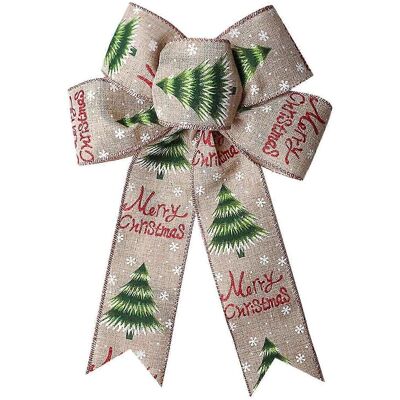 YUDO Couronne De Noël Avec Nœud Décoratif, Breloque Multifonctionnelle, Grand Nœud De Noël, Décorations De Noël Pour La Porte D'Entrée Ou La Maison.-christmas Tree - Publicité YUDO Couronne De Noël Avec Nœud Décoratif, Breloque Multifonctionnelle, Grand Nœud De Noël, Décorations De Noël Pour La Porte D'Entrée Ou La Maison.-christmas Tree - Publicité