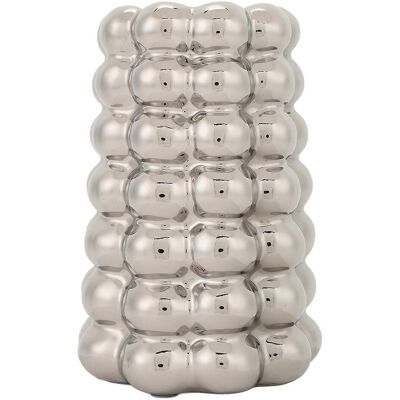 FLAMMKRAFT Vase Décoratif En Céramique À Bulles, Lumineux Et Luxueux, Pot De Fleurs Unique Pour Salon Ou Bureau. Publicité FLAMMKRAFT Vase Décoratif En Céramique À Bulles, Lumineux Et Luxueux, Pot De Fleurs Unique Pour Salon Ou Bureau. Publicité