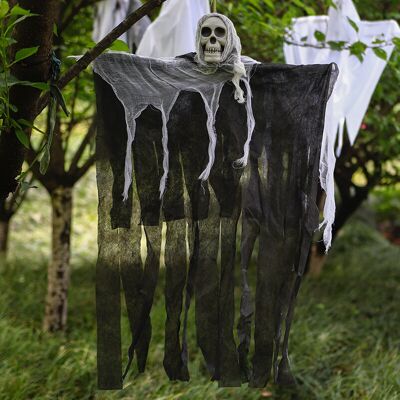 BRINSEA Décoration D'Halloween Tricky Skeleton Hanging Arrangement De Salle D'Évasion De Pièce Hantée - Publicité BRINSEA Décoration D'Halloween Tricky Skeleton Hanging Arrangement De Salle D'Évasion De Pièce Hantée - Publicité