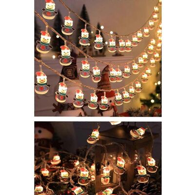 FLAMMKRAFT Guirlandes Lumineuses De Noël, Bonhomme De Neige, Père Noël, Décorations De Sapin, Illuminations Festives Pour Fenêtres, Lumière Chaude - Publicité FLAMMKRAFT Guirlandes Lumineuses De Noël, Bonhomme De Neige, Père Noël, Décorations De Sapin, Illuminations Festives Pour Fenêtres, Lumière Chaude - Publicité