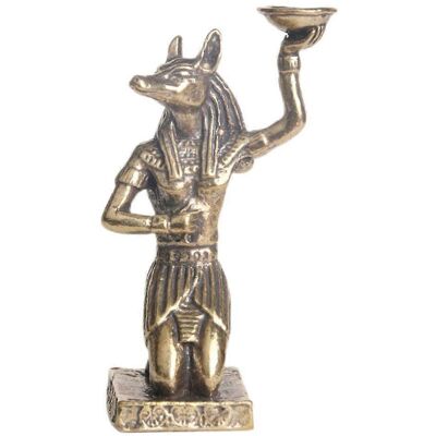 LISATR Statue Exquise En Laiton De L'Égypte Antique, Figurine D'Anubis En Laiton, Statue Réaliste-6.20x3.50x2.40cm-golden - Publicité LISATR Statue Exquise En Laiton De L'Égypte Antique, Figurine D'Anubis En Laiton, Statue Réaliste-6.20x3.50x2.40cm-golden - Publicité