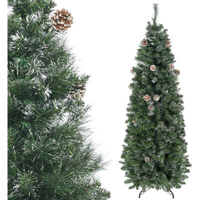OEM Sapin De Noël Artificiel Avec 618 Branches Enneigées, Support En Acier, Arbre De Noël Artificiel Socle Pliable En Acier - Publicité OEM Sapin De Noël Artificiel Avec 618 Branches Enneigées, Support En Acier, Arbre De Noël Artificiel Socle Pliable En Acier - Publicité