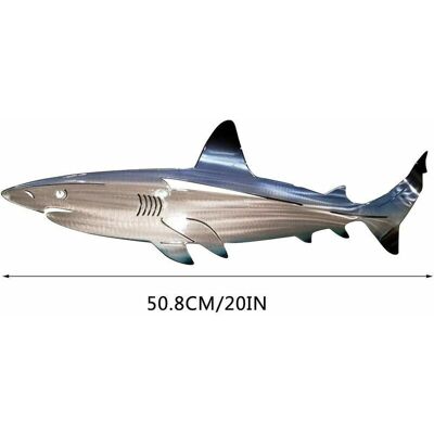 SANS MARQUE - Shark Metal Art Décoration Murale Salon Chambre Décoration De La Maison - Publicité SANS MARQUE - Shark Metal Art Décoration Murale Salon Chambre Décoration De La Maison - Publicité