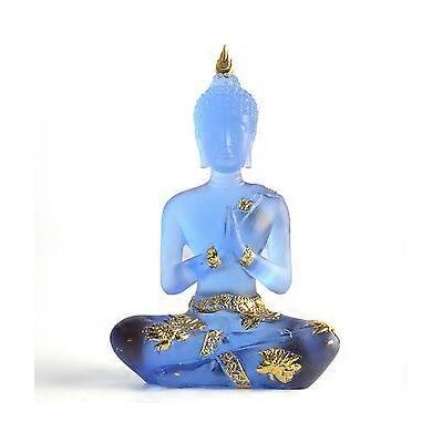 BLYNO Statuette De Bouddha Assis Transparente, Mini-bouddha, Ornement En Résine, Décoration - Publicité BLYNO Statuette De Bouddha Assis Transparente, Mini-bouddha, Ornement En Résine, Décoration - Publicité