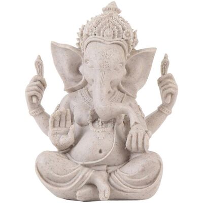 FLAMMKRAFT Statue De Ganesha En Résine, Sculpture D'Éléphant Hindou, Idéale Pour La Décoration De La Maison Ou De La Chambre. Publicité FLAMMKRAFT Statue De Ganesha En Résine, Sculpture D'Éléphant Hindou, Idéale Pour La Décoration De La Maison Ou De La Chambre. Publicité