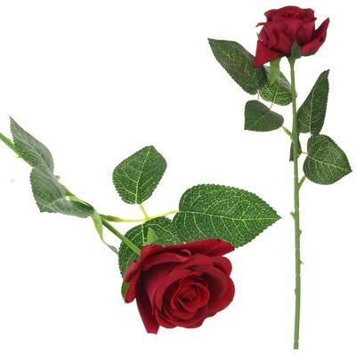 OEM Roses Artificielles En Silicone, Branches Rouges, Pour Vase De 44 Cm. Publicité OEM Roses Artificielles En Silicone, Branches Rouges, Pour Vase De 44 Cm. Publicité