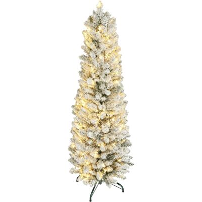 ARRIGONI Sapin De Noel Enneige 329 Branches Led Blanc Ø52x180 Cm Vert - Publicité ARRIGONI Sapin De Noel Enneige 329 Branches Led Blanc Ø52x180 Cm Vert - Publicité