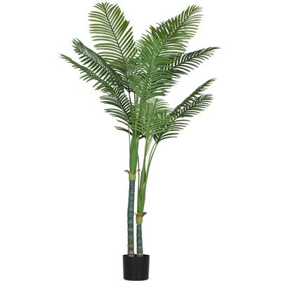 Generic Plante Artificielle Intérieure 180 Cm, Palmier Areca Arbre Artificiel Avec Pot En Plastique Et Flocage, Vert - Publicité Generic Plante Artificielle Intérieure 180 Cm, Palmier Areca Arbre Artificiel Avec Pot En Plastique Et Flocage, Vert - Publicité