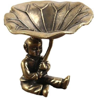 YUDO Porte-encens En Laiton, Brûleurs D'Encens, Objets Artisanaux En Laiton Pour Bureau, Élégant Encensoir, Porte-cônes D'Encens Pour La Méditation Et Le Yoga - Publicité YUDO Porte-encens En Laiton, Brûleurs D'Encens, Objets Artisanaux En Laiton Pour Bureau, Élégant Encensoir, Porte-cônes D'Encens Pour La Méditation Et Le Yoga - Publicité