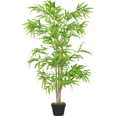OEM Bambous Artificiels 1,20h M Réalistes Par Bambou Avec Vrais Troncs - Pot Inclus Noir Vert - Publicité OEM Bambous Artificiels 1,20h M Réalistes Par Bambou Avec Vrais Troncs - Pot Inclus Noir Vert - Publicité