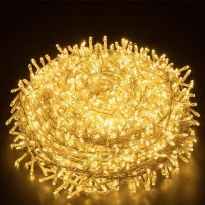 SANS MARQUE Fairy String Light,100m 1000 Led Guirlandes D'Arbre De Noël Avec 8 Mode D'Éclairage Pour Le Jardin De Partie D'Arbre De Noël (warm White) - Publicité SANS MARQUE Fairy String Light,100m 1000 Led Guirlandes D'Arbre De Noël Avec 8 Mode D'Éclairage Pour Le Jardin De Partie D'Arbre De Noël (warm White) - Publicité