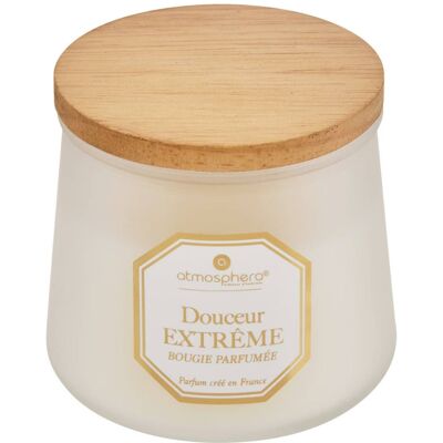 Bougie Parfumée "elisa" 200 G Pot Verre Atmosphera. - - - Publicité Bougie Parfumée "elisa" 200 G Pot Verre Atmosphera. - - - Publicité