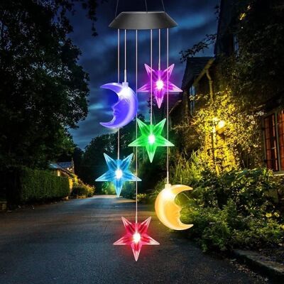 Cellfast Carillon Éolien Solaire - Multicolore - Led - Décoration De Jardin - Cadeau Fête Des Mères - Étanche - Publicité Cellfast Carillon Éolien Solaire - Multicolore - Led - Décoration De Jardin - Cadeau Fête Des Mères - Étanche - Publicité