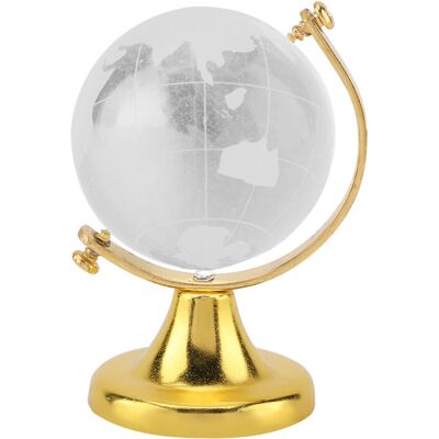 XVX Globe Terrestre Décoratif En Cristal Doré – Boule De Décoration Intérieure Pour Bureau Ou Salon, Design Élégant Et Moderne - Publicité XVX Globe Terrestre Décoratif En Cristal Doré – Boule De Décoration Intérieure Pour Bureau Ou Salon, Design Élégant Et Moderne - Publicité