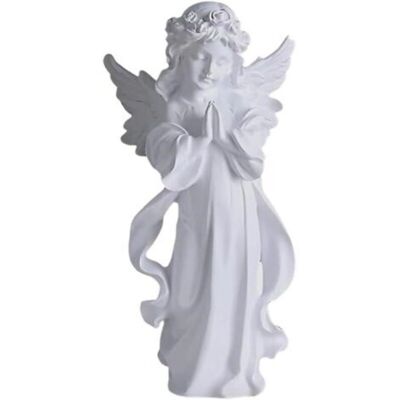 URSUS Statue D'Ange, Ange De Cimetière, Figurine En Résine Blanche, Statue Décorative, Pour La Maison, Le Jardin, Les Mariages, Noël Et Autres Décorations (taille Moyenne) - Publicité URSUS Statue D'Ange, Ange De Cimetière, Figurine En Résine Blanche, Statue Décorative, Pour La Maison, Le Jardin, Les Mariages, Noël Et Autres Décorations (taille Moyenne) - Publicité