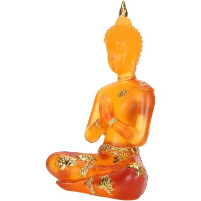 MCKENSA Statue De Bouddha Assis Transparente En Résine, Figurine De Bouddha, Sculpture, Décoration Feng Shui Pour La Maison Ou Le Bureau - Publicité MCKENSA Statue De Bouddha Assis Transparente En Résine, Figurine De Bouddha, Sculpture, Décoration Feng Shui Pour La Maison Ou Le Bureau - Publicité