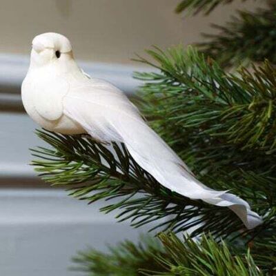 Nalookamic 12 Pièces Ornement Cardinal (colombes Blanches, 5,1 Pouces)avec Clip Sur Plume Oiseau Colombe Artificiel Ornement D'Arbre De Noël Artisanat De Faux Cardinal Brillant Pour Décor - Publicité Nalookamic 12 Pièces Ornement Cardinal (colombes Blanches, 5,1 Pouces)avec Clip Sur Plume Oiseau Colombe Artificiel Ornement D'Arbre De Noël Artisanat De Faux Cardinal Brillant Pour Décor - Publicité